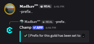 Prefix Command Preview